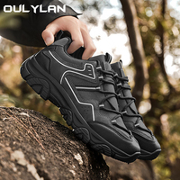Fashion Hiking Sneaker Men Comfortable Breathable Lightweight Anti Slip Abrasion Resistant Thick Sole Outdoor Casual Sport Shoes