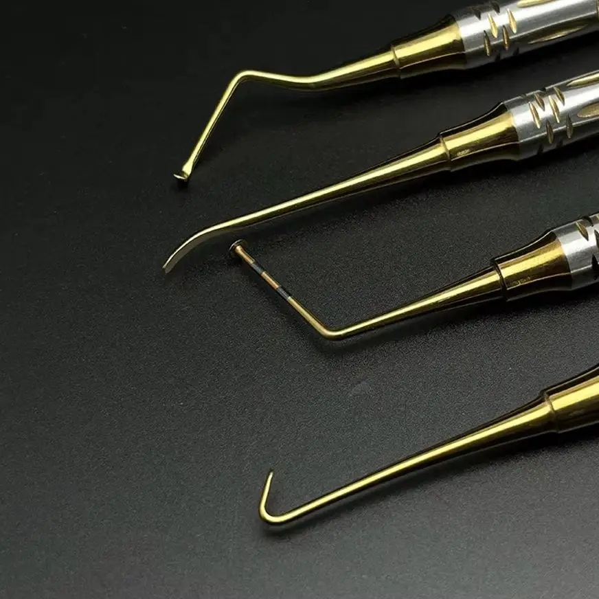 

4Pcs/kit Dental Implant Tool Set Periosteal Separator Sinus Lifting Elevation Dentist Periosteal Separator Tools