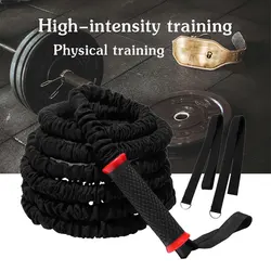 4pcs Home Fitness Equipment Strength Physical Training Tactical Fighting Arm Strength Thin Arm Artifact Throw Rope Elastic Rope