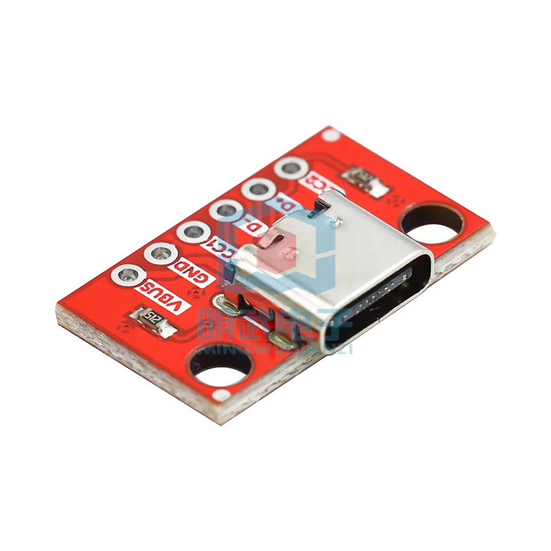 TYPE-C Usb Transfer Pin Dip Female Seat B-Type Adapter Board Gelaste Vrouwelijke Kop Typec Stuur Pin Header