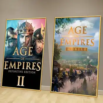 لعبة Age of Empires: مطبوعات وملصقات عالية الجودة، ورق مقاوم للماء، ملصقات للمقاهي والحانات، ملصقات جدارية 10 best sales عصر الإمبراطوريات - №8