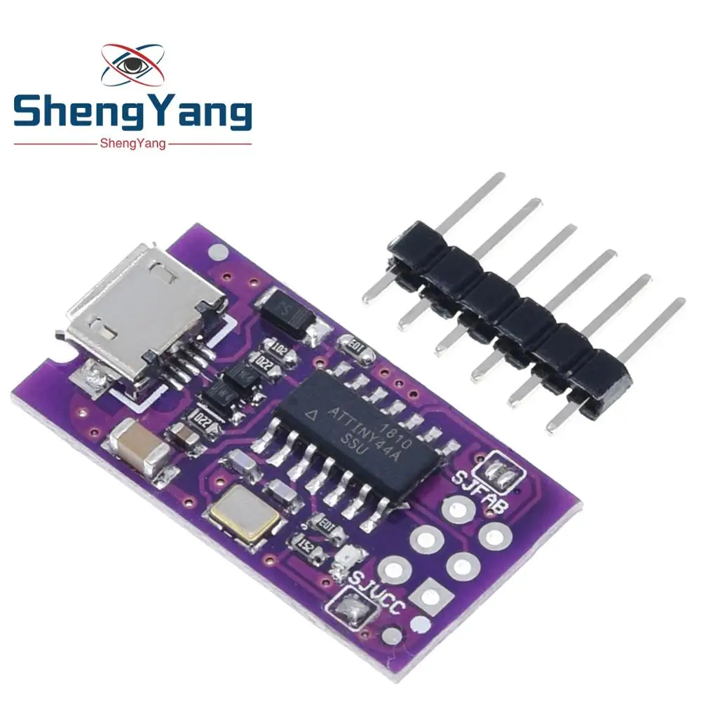 Micro USB Tiny AVR ISP ATtiny44 Модуль программатора USBTinyISP