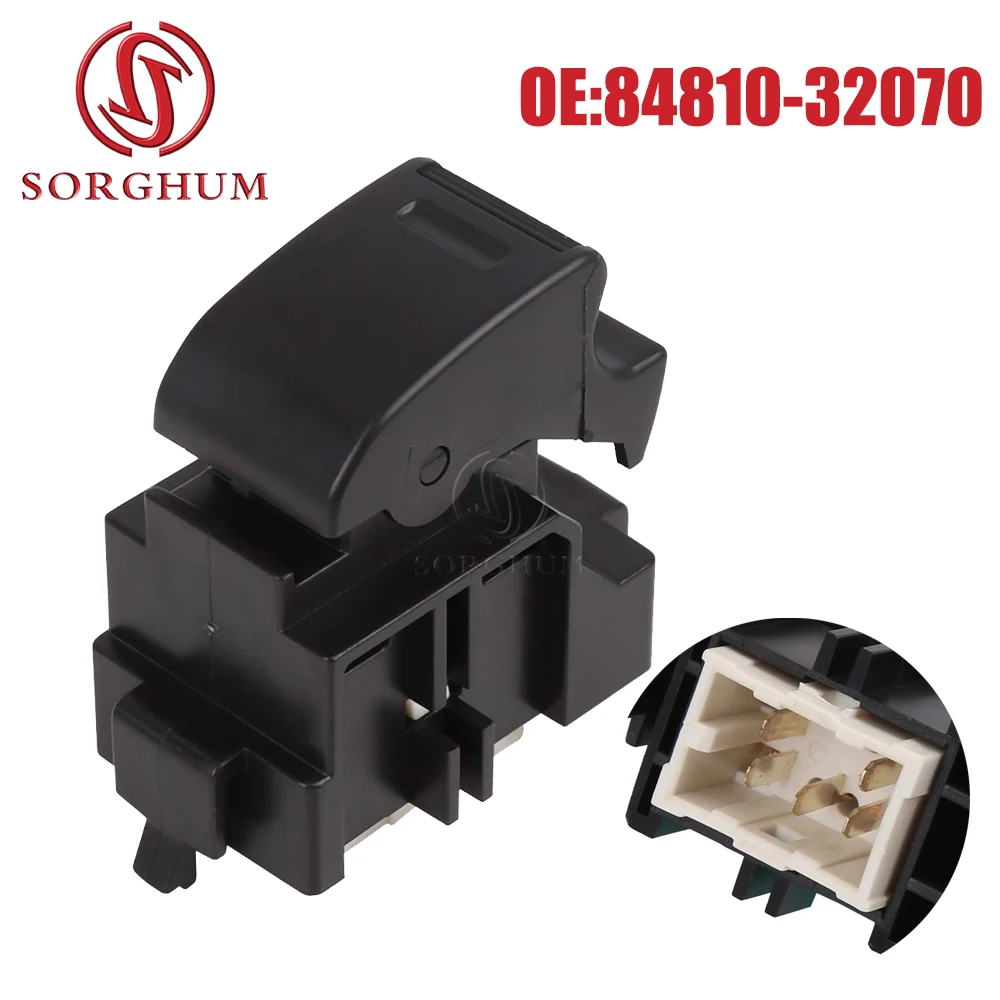 SORGHUM 84810-32070 Passenger Side Window Control Switch Button For Toyota Camry Land Cruiser MR2 Paseo Pickup Tercel Car Parts