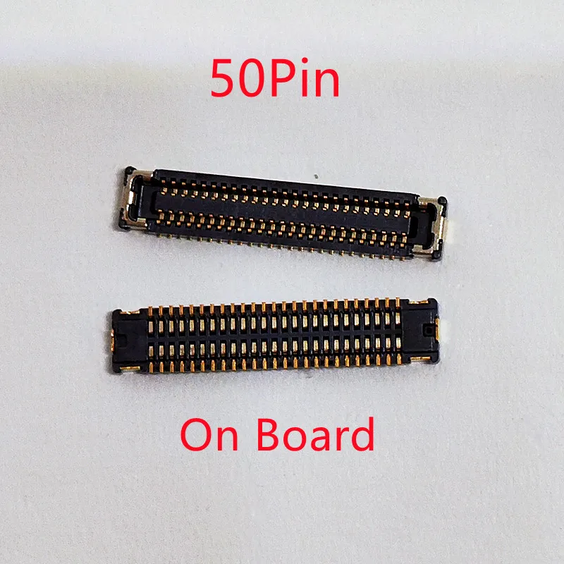 10Pcs LCD Display Screen Flex FPC Connector For Motorola Moto E6S E6i G8 Power Lite XT2055 G8Power Plug On Board 50pin