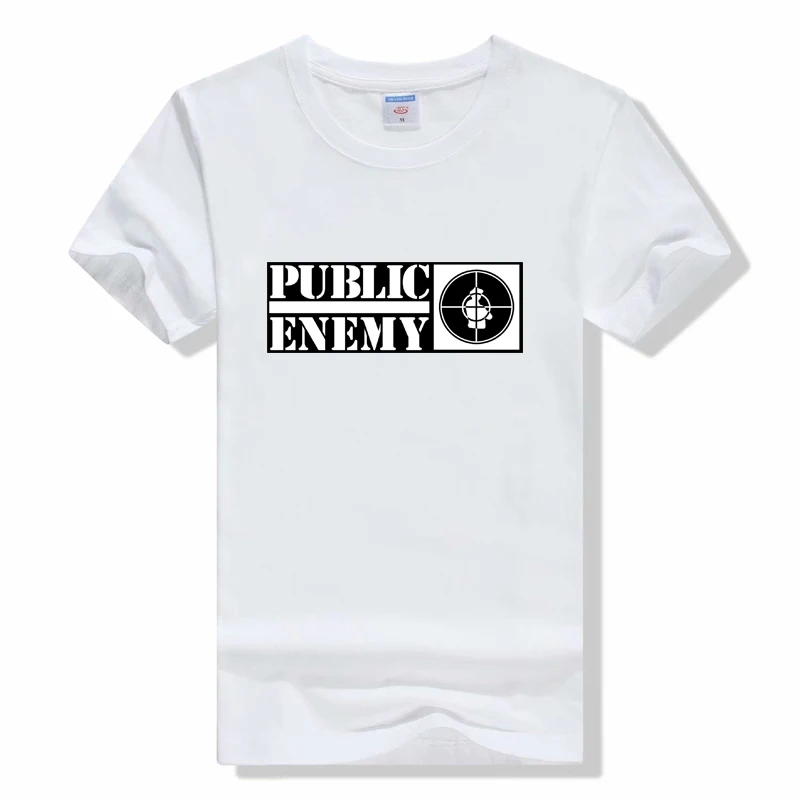 Fun Summer Style US Rap Team Public Enemy T Shirt fashion Cotton T-shirt Short Sleeve Casual Hip Hop Tees