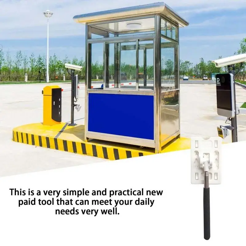 Contactless Car Toll Card Stick Telescopic Parking Toll Paying Rod Adjustable Touch N Go Stick Holder For Car Transportation