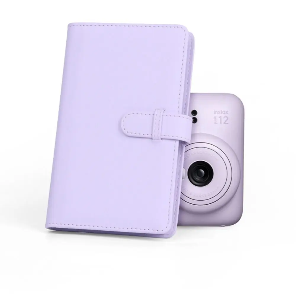 PU Leather Photo Paper Storage 3 inch 108 Pockets Film Camera Photo Album For Fujifilm Instax mini 12