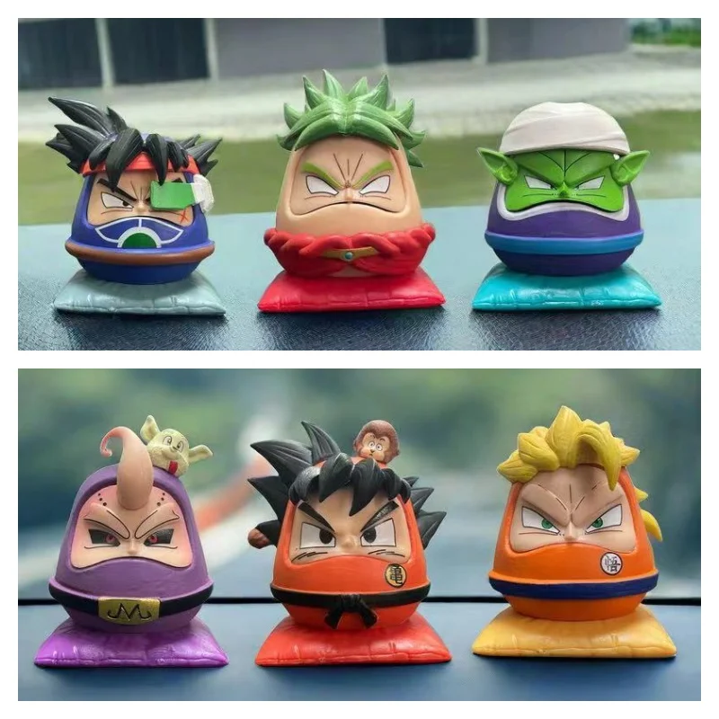 Dragon Ball Gk Anime Figure Daruma Series Son Goku Gohan Broli Buu Piccolo Burdock Model Collection Ornament Statue Toys Gifts