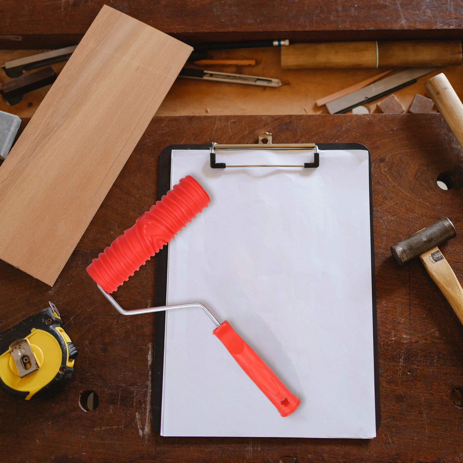 

1 комплект, набор инструментов под дерево, универсальный валик для рисования текстурой дерева для украшения стен, ручной инструмент для зерна, валик для наружной краски