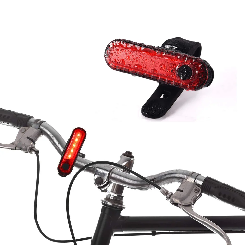 AliExpress NONE Bike Tail Light for Night Riding Lighting Back Bicycle Taillight USB Rechargeable LED Bright Rear Red Bike Light Cycling Safety
