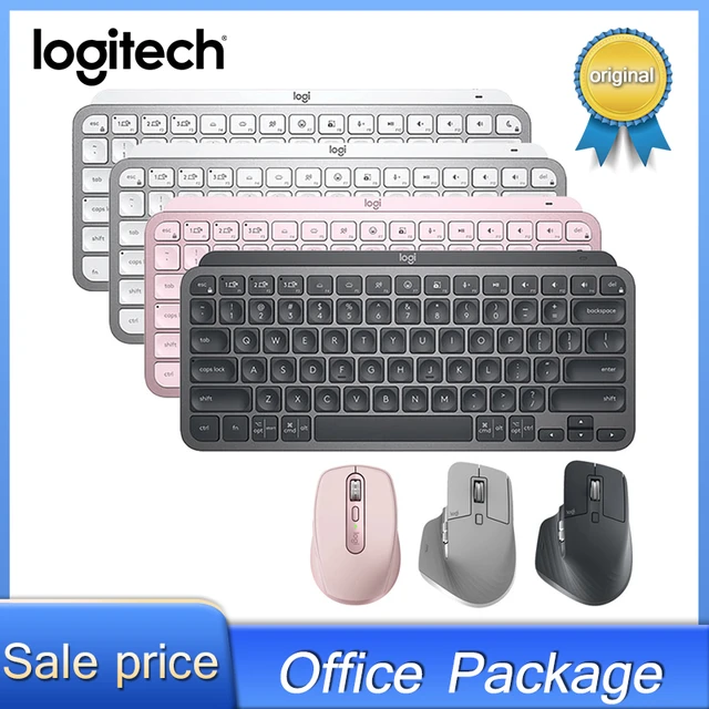 Logitech Mx Keys Mini Wireless Waterproof Bluetooth Keyboard Anywhere 3  Master 3sWireless Mouse Set Office Thin Premium Keyboard - AliExpress 7