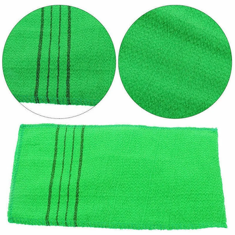 5Pcs Shower Bath Scrub Glove Korean Exfoliating Body Scrub Shower Towel Washcloth Portable For Adults Coarse Grain Brushes