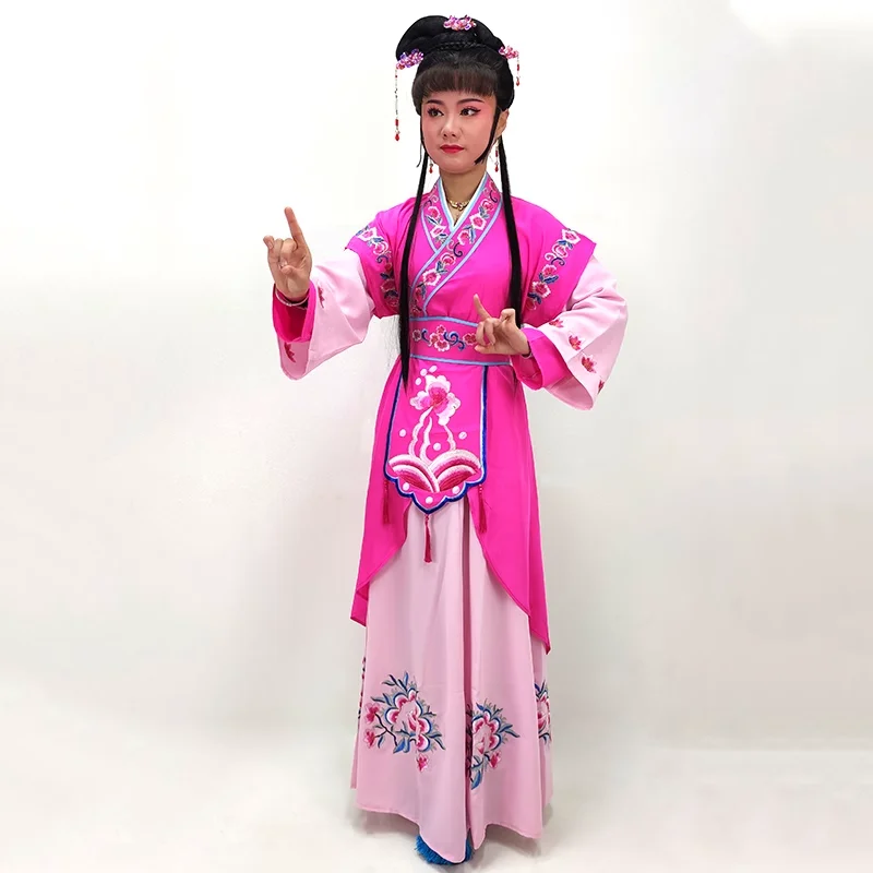 

Multicolor Female Opera Hanfu Embroidered Hua Dan Female of the Conquettish Type Costume Basic Dance Outfits Stage Performance