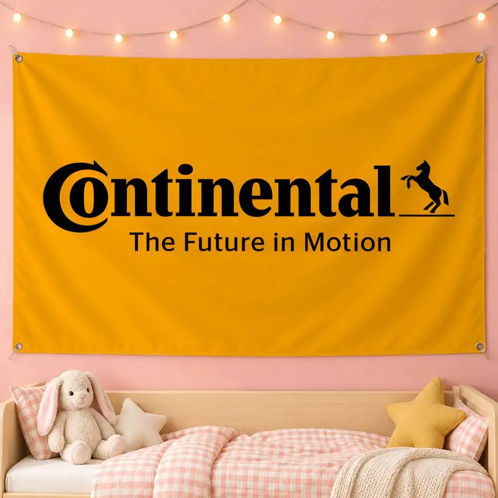 Premium Brand Continental Indoor Outdoor Flag Banner Party Decor Hanging Wall Backdrop