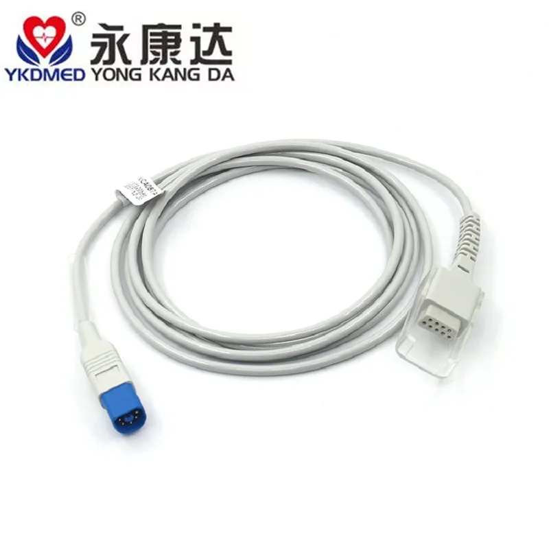 

Compatible with 8Pin to DB9 blood oxygen adapter, spo2 sensor extension cable Suitable brand patient monitor M2601A/M3000A 2.2M