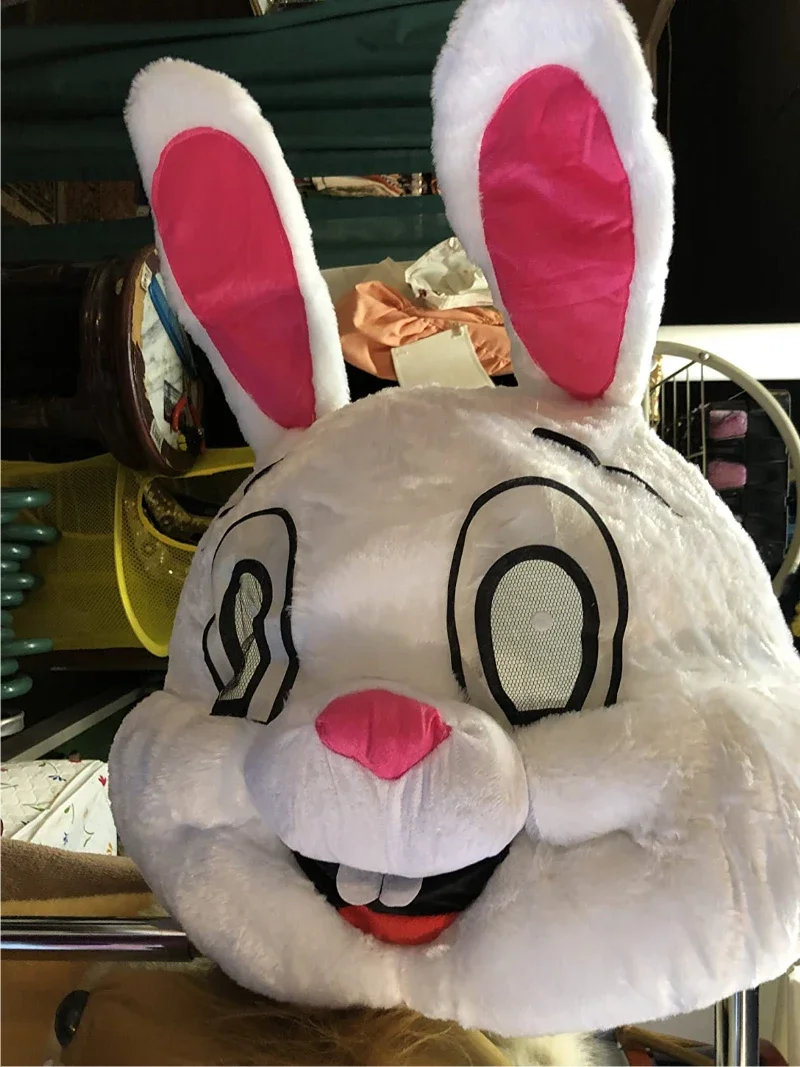 Easterうさぎバニーうさぎマスコットコスチューム大人サイズファンシードレスハロウィン