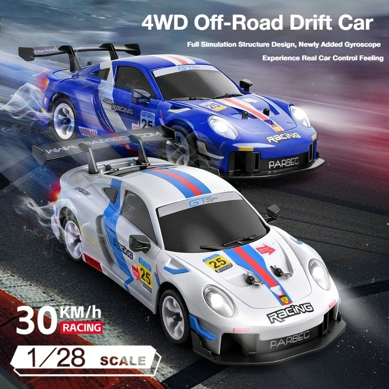 

WL 284019 Mosquito Car 1:28 4WD Rally Racing Car RC Remote Control Car K969 Mini Professional Drift Car Boy Holiday Gift Toy RTR