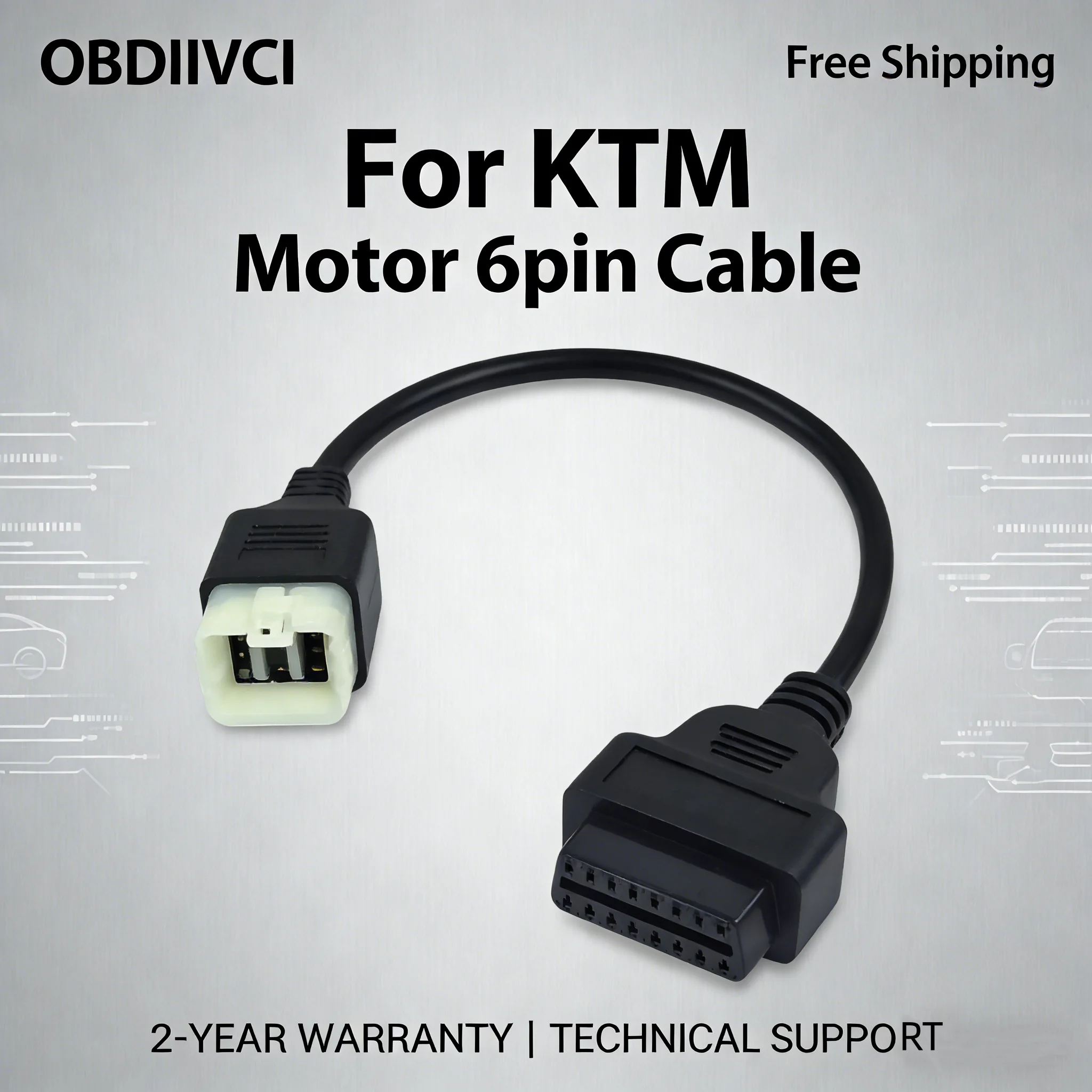 For Ktm 6PIN Motorc…