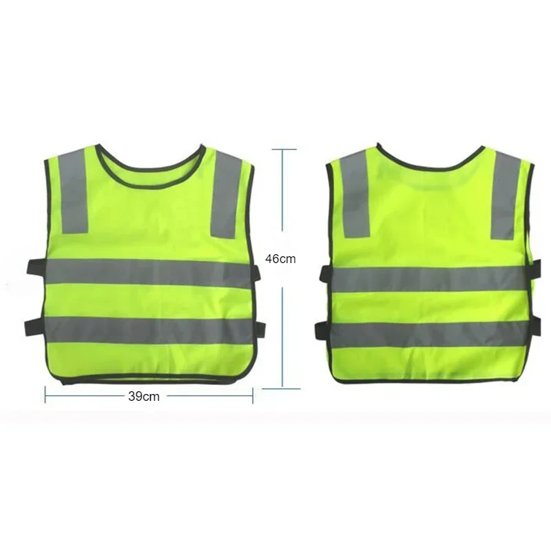 Children Kids Safety Reflective Vest Autumn Winter After School Reflective Warning Clothes Vest High Visability Jacket Clothing