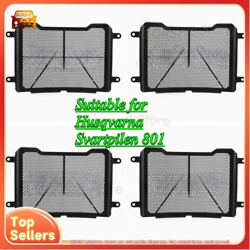 

Suitable for Husqvarna Svartpilen 801 Radiator Guard Mesh Coolant Tank Protector Accessory for 801