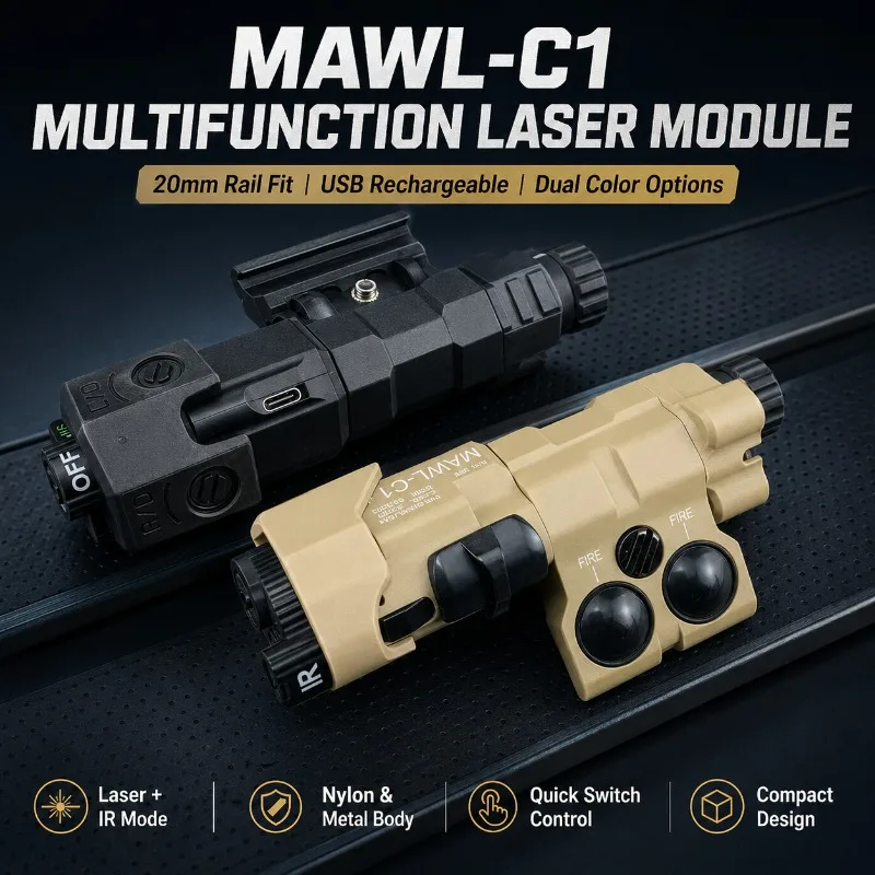 MAWL‑C1 Multi‑Mode Indicator Hardware Pack Nylon‑Metal Material Fit 20‑22mm Rail‑Connected Hobby Equipment