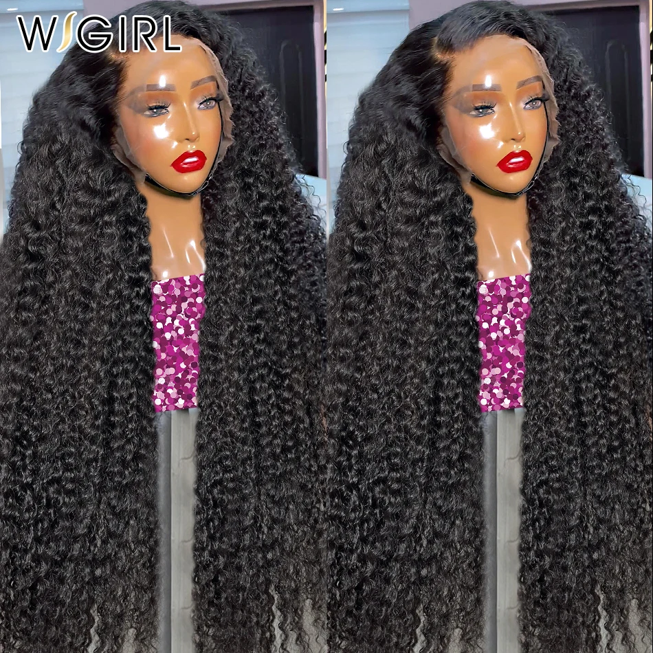 Wigirl 250 Density 13x4 13x6 HD Loose Deep Wave Human Hair Wig 30 inch Water Curly 360 Full Lace Front Human Hair Wigs For Women