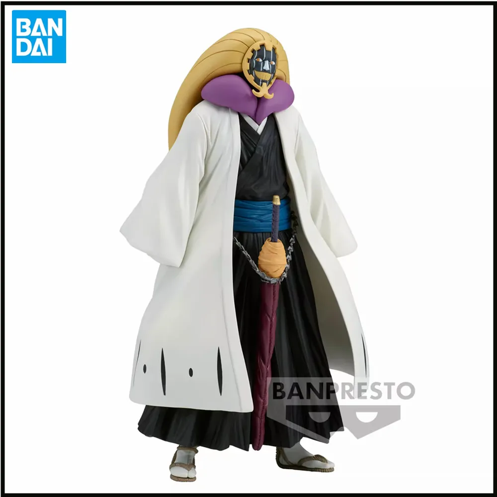 

In Stock Original Anime Bleach SOLID AND SOULS Kurotsuchi Mayuri Action Figure PVC Banpresto Toys Doll Model Collection 16cm