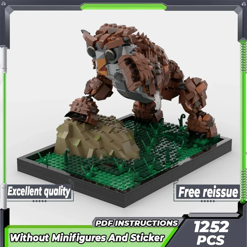 New idea Monster Model Moc Building Bricks Mighty Mysterious Owl Bear Technology Blocks Gifts Christmas Toys DIY Sets Assembly