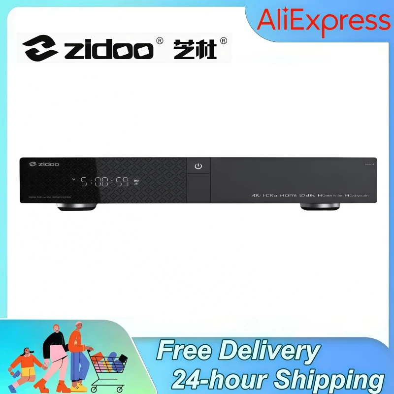 ZIDOO Z2000 PRO 64Bit High Performance Processor decoder 4K UHD Media Player Support WiFi and Bluetooth