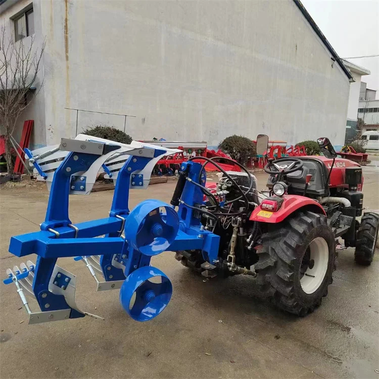 Low Profile Orchard Hine, Tractor, 80HP Four Wheel Drive Overturning Plow