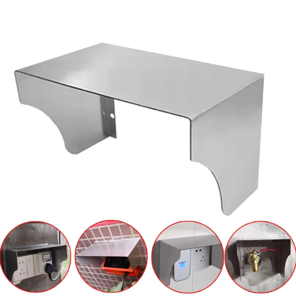 

Водонепроницаемый чехол из нержавеющей стали, предметы домашнего обихода для предотвращения столкновений, защита наружного переключателя, непромокаемый дождевик для дверного звонка