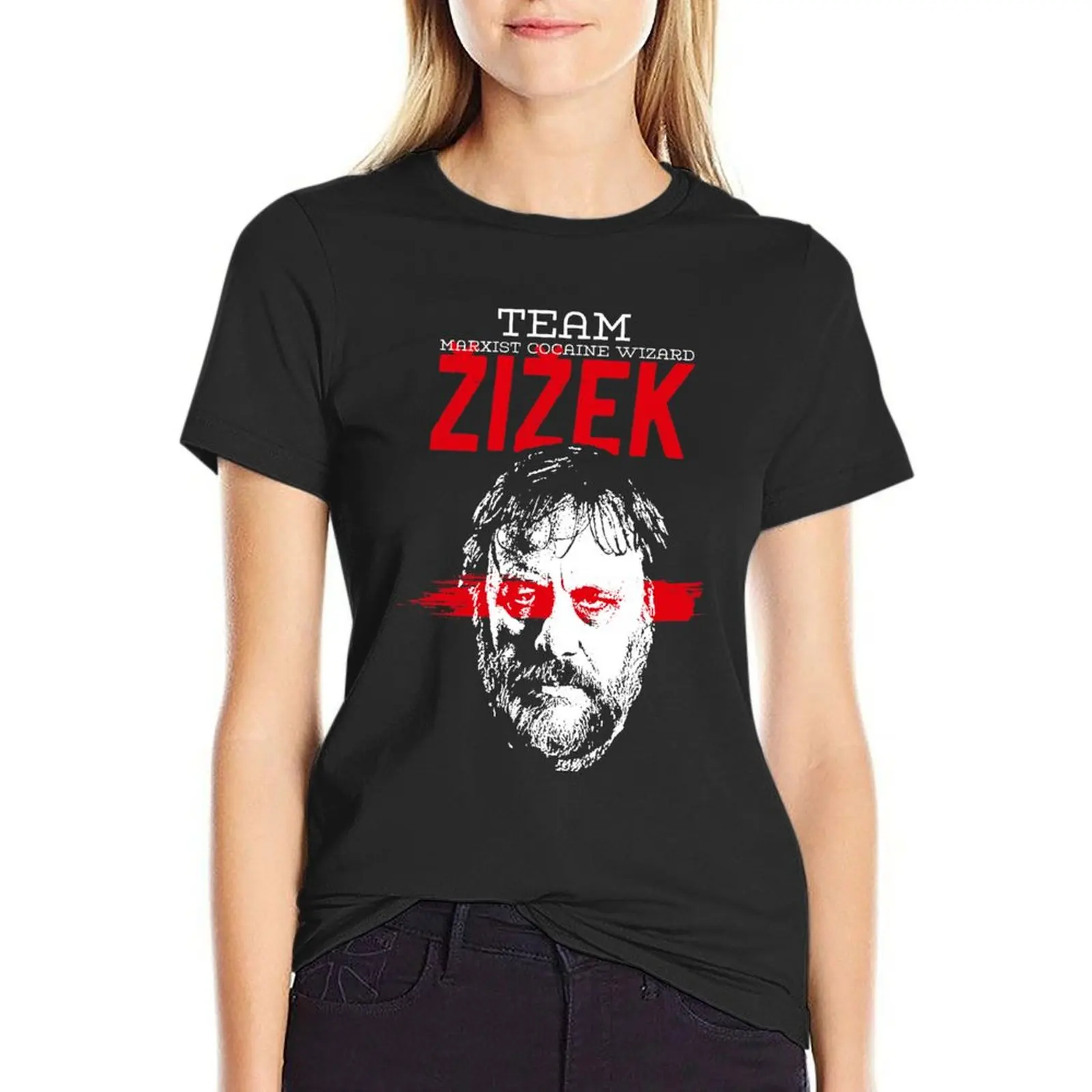 

Team Zizek vs Peterson - Philosopher Debate T-Shirt cute clothes graphics summer clothes summer tops t shirt for Women