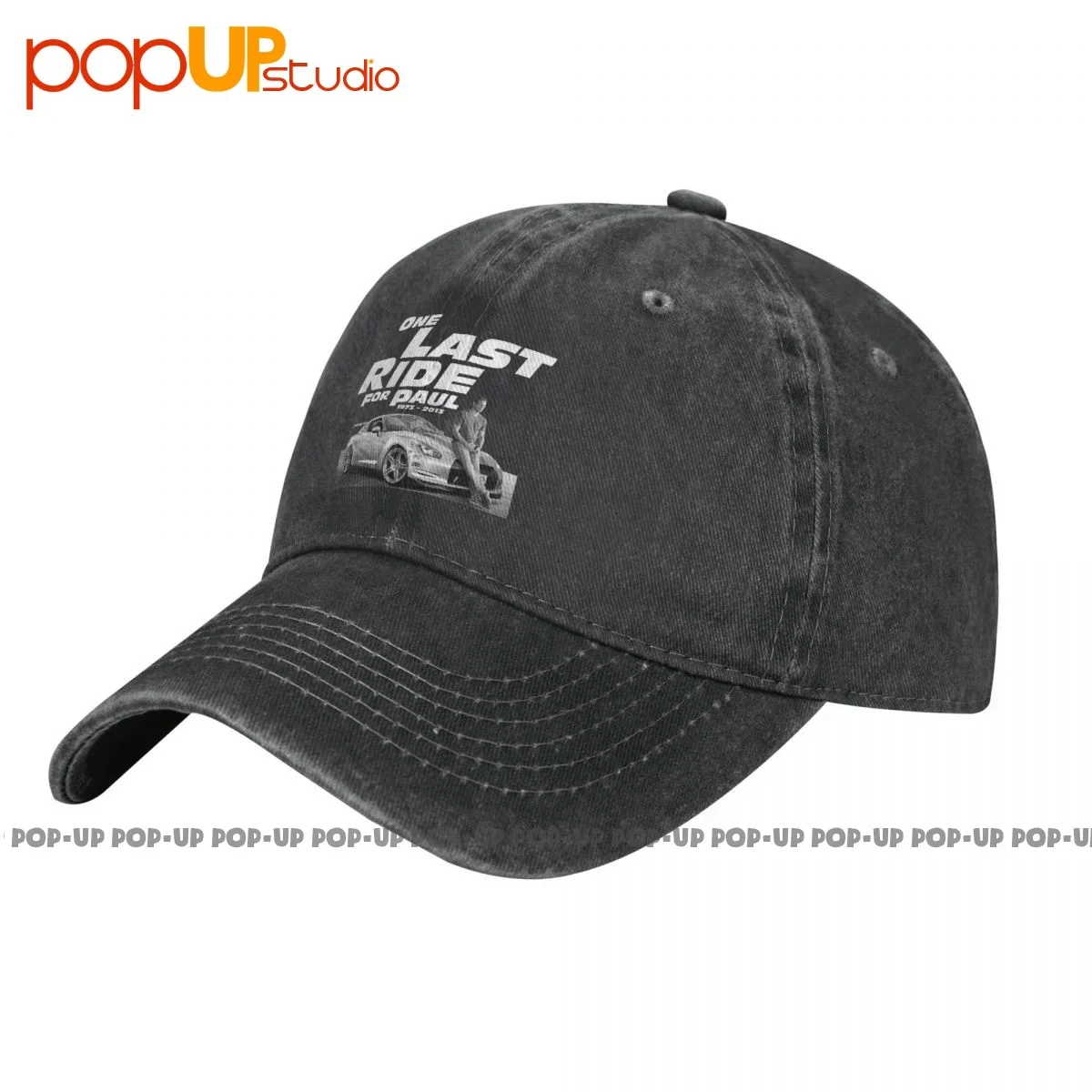 Dominic Toretto And Brian Oconner Fast And Furious P-175 Washed Denim Baseball Cap Trucker Hats Casual