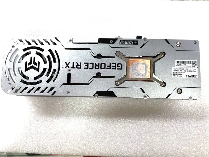 Original Radiator Cooler for Galax RTX3060ti Video Card With BackPlate
