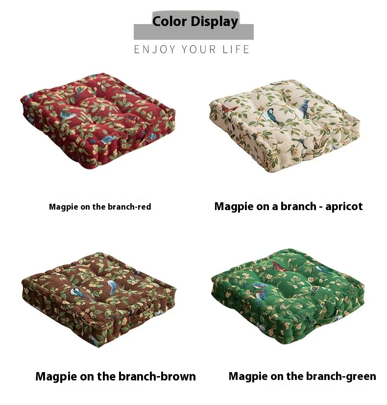 1 Pc Dining Chairs Kitchen Chair Cushions Soft Warm Floor Kids Reading Nook Comfortable Square Seat Cushion