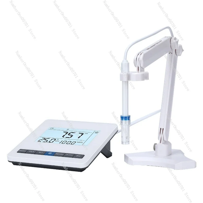 Portable pH Meter Tester Pen, Lab Benchtop Industrial Water Quality Monitor, Aquarium EC Conductivity Hydroponic Analyzer Kit