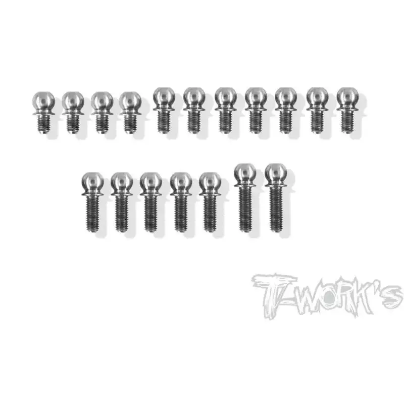 

Original T works TP-120 64 Titanium Ball End set ( For Xray T4F'21 ) Professional Rc part