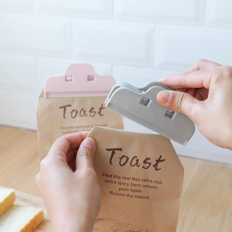 

HeMu Seal clip kitchen snack seal clip strong food bag clip plastic bag sealer moisture-proof and fresh sealer