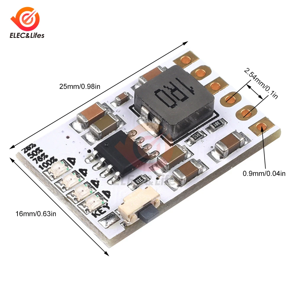 Upgraded 5V 2A Charge Discharge Integrated 4.2V Lithium Battery Boost Mobile Power Protection Diy Electronic PCB Board Module