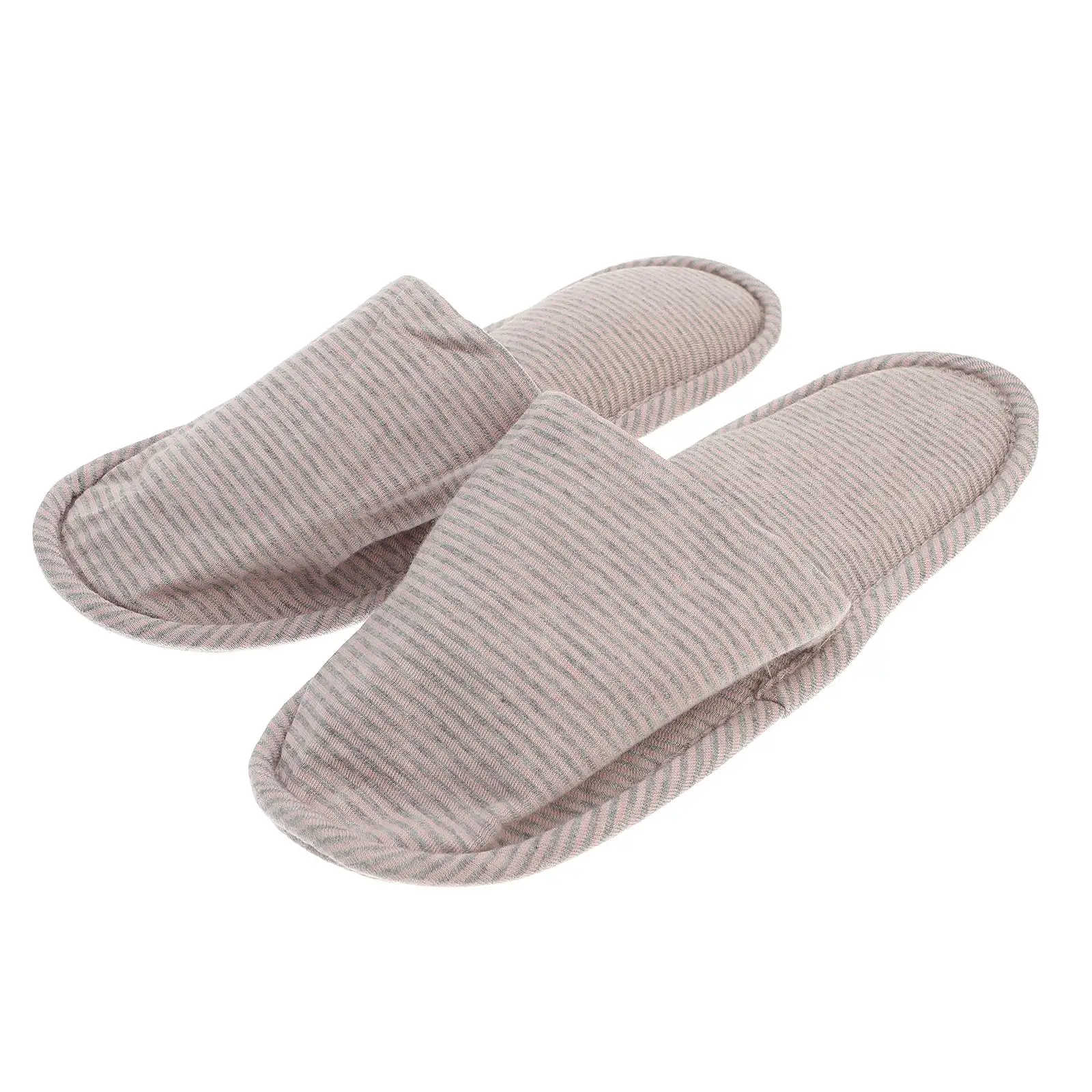 

Portable Travel Slippers Lightweight Foldable Cotton White Color Guests Disposable Friendly Practical Storage Bag Hotel Footwear