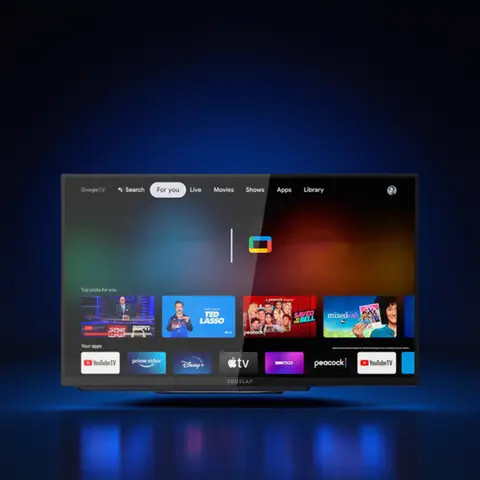 Portable Monitor Smart TV Touch Screen 18.5 Inch FHD Google Entertainment Interactive Zoom for Office Movie Indoor Lightweight