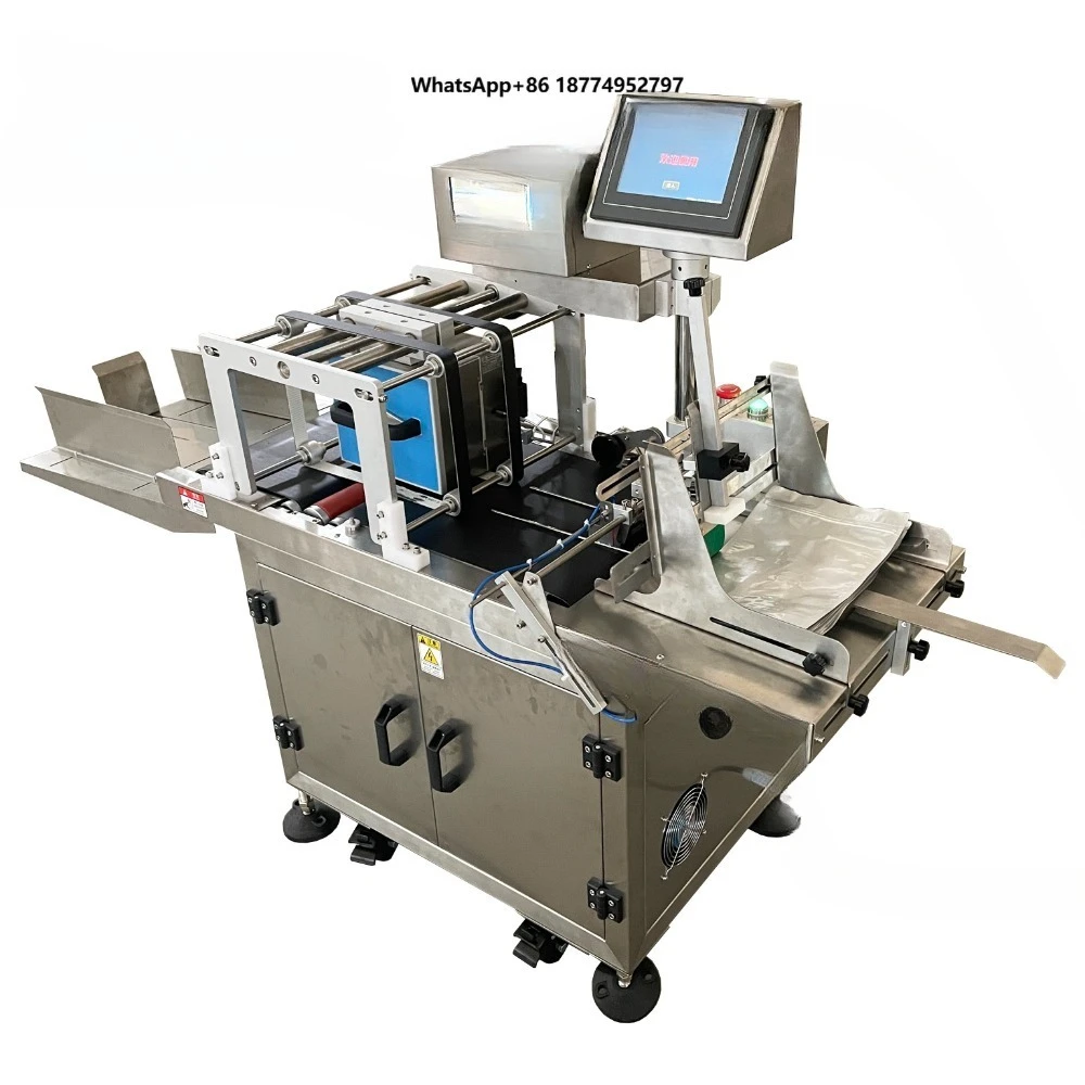NY-812 NanYun Automatic Bag Dispensing Machine Paging Conveyor with Thermal Transfer Overprinter for Cardboard Sheet