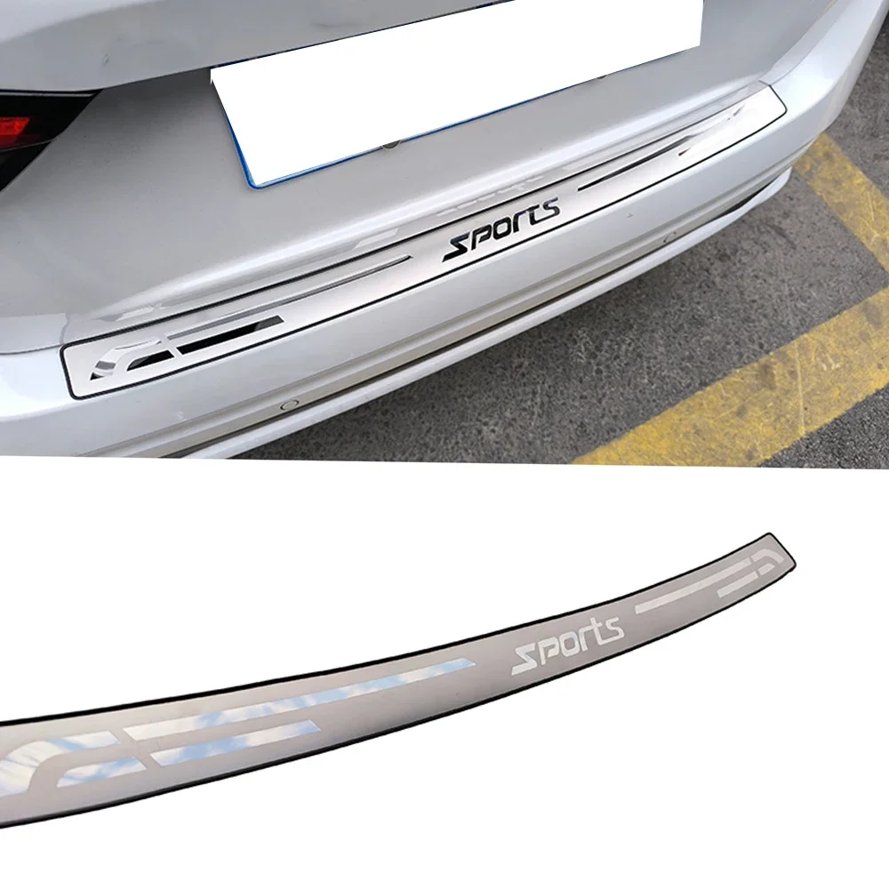 الجذع تقليم سيارة الفولاذ المقاوم للصدأ لنيسان ألتيما المصد الخلفي حامي عتبة الباب غطاء ملصقات اكسسوارات 2022 2023 2024 2025