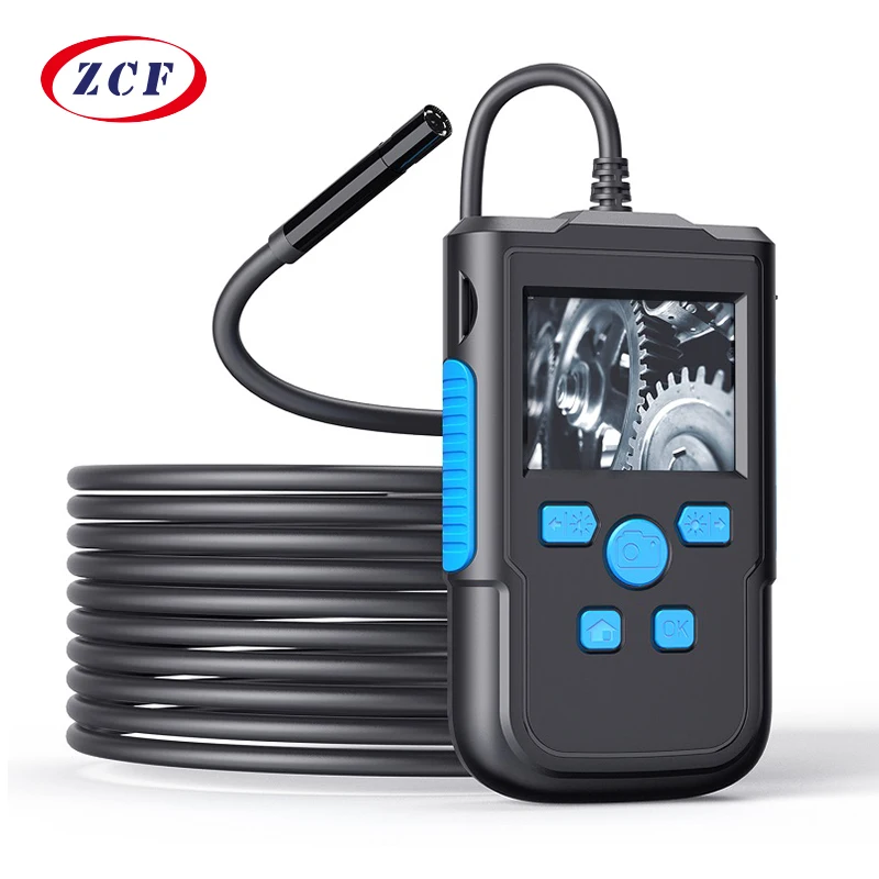 

2.4 Inch IPS Screen Industrial Endoscope Camera HD1080P Pipe Inspection Borescope Waterproof Rigid Cable LED 2600mAh Battery P60