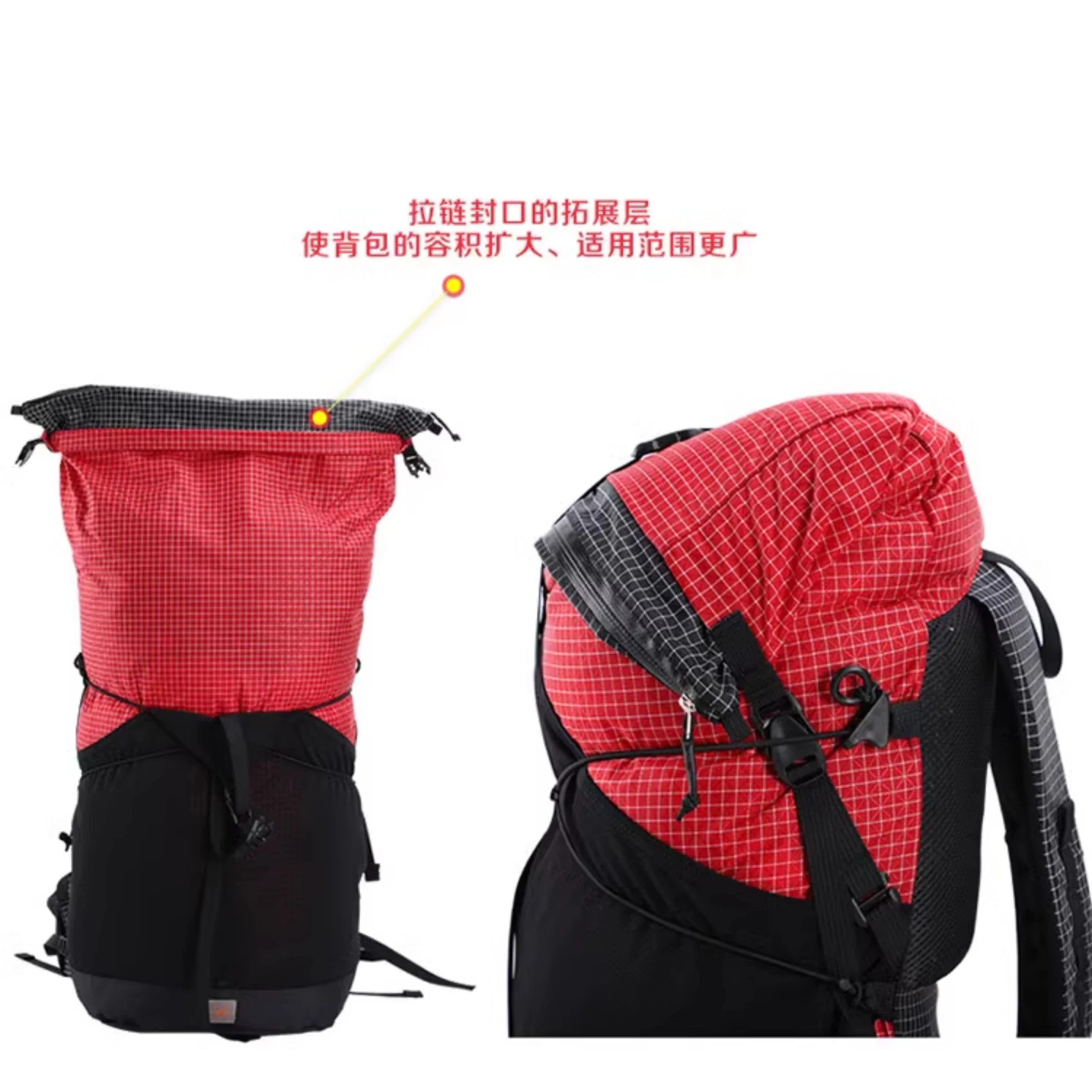 3F UL GEAR 55L X-PAC Backpack Outdoor Climbing Backpack Camping Hiking Bags UHMWPE Ultralight