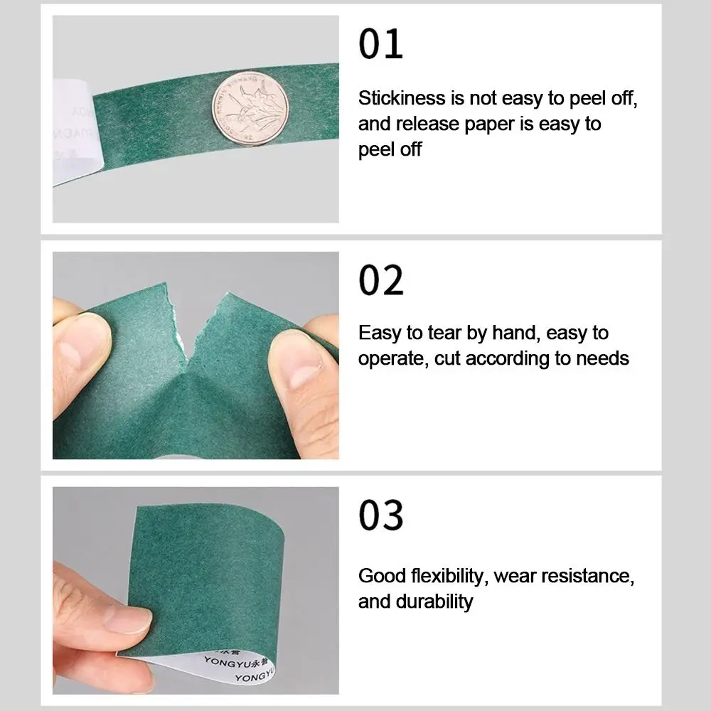 جديد مع لاصق دعم بطارية ليثيوم حزمة الشريط 25 متر الأخضر بطارية العزل طوقا 21700 18650 العزل ملصق #2