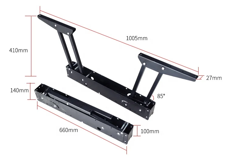 Coffee Table Lift Mechane Furniture 660MM Folding Table Lift Up Mechanism Lifting HingesATV&UTV