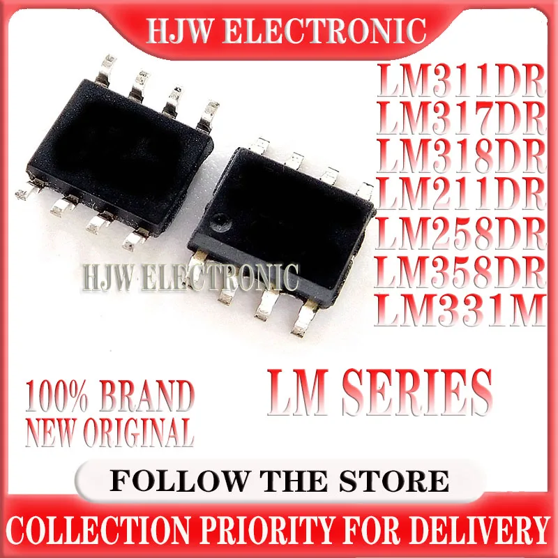 

10PCS LM311DR LM311 SOP-8 LM317DR LM317 LM317DR2G LM318DR LM318 LM331M LM211DR LM211 LM258DR LM258 LM358 LM358DR LM358P New IC