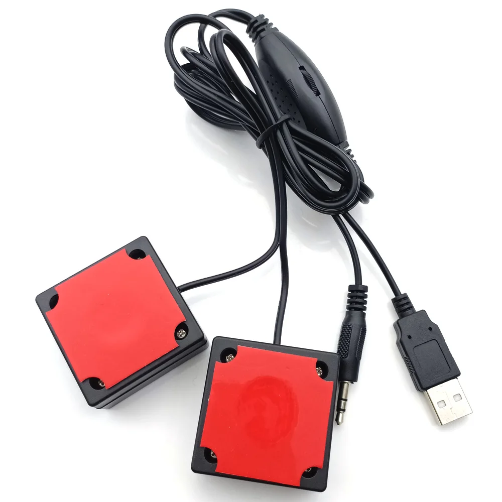 1Pair USB Speakers Wired Bass Stereo Subwoofer Computer Speaker For Laptop Smartphones Desktop MP4 MP3 Computer Players