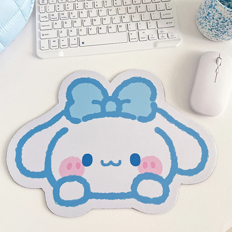 Cartoon Sanrio Irregular Mouse Pad Soft Anti-Slip Office Mouse Pad Kawaii Cinnamoroll Kuromi Simple Thickening Mouse Pad